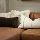 Amsterdam Velvet Rectangular Cushion | Cocao