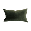 Amsterdam Velvet Rectangular Cushion | Nori Green