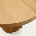 Artemis Round Extension Dining Table | Oak