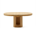 Artemis Round Extension Dining Table | Oak