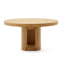 Artemis Round Extension Dining Table | Oak