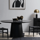 Axor Round Dining Table | Black Oak