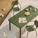 Brai Rectangular Dining Table | Green