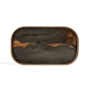 Bronze Organic Oblong Glass Tray | XS