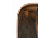 Bronze Organic Oblong Glass Tray | XS