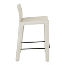 Carlo Bench Barstool | Linen Grey