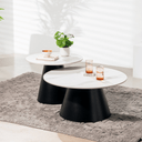 Carnegie Ceramic Round Coffee Table Nesting Set