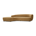 Harris Chaise Sofa | Sand Velvet