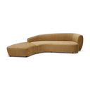 Harris Chaise Sofa | Sand Velvet