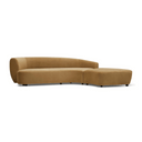 Harris Chaise Sofa | Sand Velvet