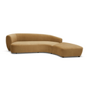 Harris Chaise Sofa | Sand Velvet