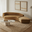 Harris Chaise Sofa | Sand Velvet