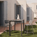 Culip Bar Patio Dining Table | Grey