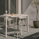 Culip Bar Patio Dining Table | White