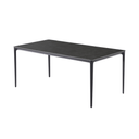 Cassian Ceramic Dining Table | Asphalt Black