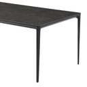 Cassian Ceramic Dining Table | Asphalt Black