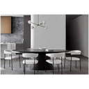 Classique Oval Dining Table | Matt Dark Oak