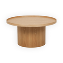 Classique Pedestal Coffee Table | Natural Ash