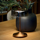 Crystal LED Rechargeable Table Lamp | Bronze