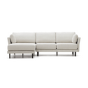 Daylesford Chaise Sofa | Black Leg