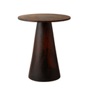 Flow Structured Resin Side Table | Earth Amber