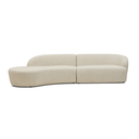 Folio Chaise Sofa | Fresco White