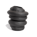 Forza Ceramic Vase | Black