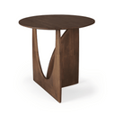 Geometric Side Table | Teak Brown