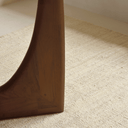 Geometric Side Table | Teak Brown