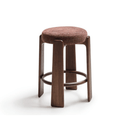 Hill Backless Bench Barstool | Brick