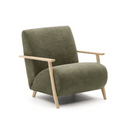 Hugh Armchair | Moss Green / Natural Ash