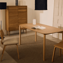 Indie Rectangular Dining Table | Natural Ash