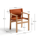 Jan Dining Chair | Rust