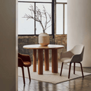 Kevan Round Dining Table | Natural Ash