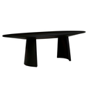 Kin Oval Dining Table | Matt Black