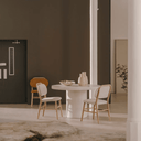 Kona Round Patio Dining Table | White