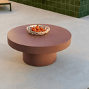 Kona Round Patio Coffee Table | Terracotta
