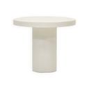 Kona Round Patio Dining Table | White