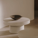 Kona Round Patio Coffee Table | White