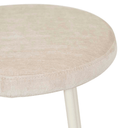 Laylah Loop Bench Barstool | Wheat / Almond Milk