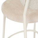 Laylah Loop Bench Barstool | Wheat / Almond Milk