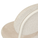 Laylah Loop Bench Barstool | Wheat / Almond Milk