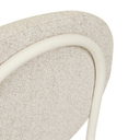 Laylah Loop Bench Barstool | Wheat / Almond Milk