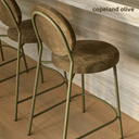 Laylah Loop Bench Barstool | Wheat / Almond Milk