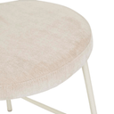Laylah Loop Bench Barstool | Wheat / Almond Milk