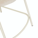 Laylah Loop Bench Barstool | Wheat / Almond Milk