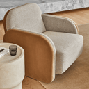 Livia Armchair | Dijon / Biscotti