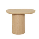 Seb Pedestal Side Table | Natural Oak