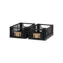 Linear Collapsible Crate | Black