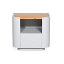 Lola Bedside | Dove Grey